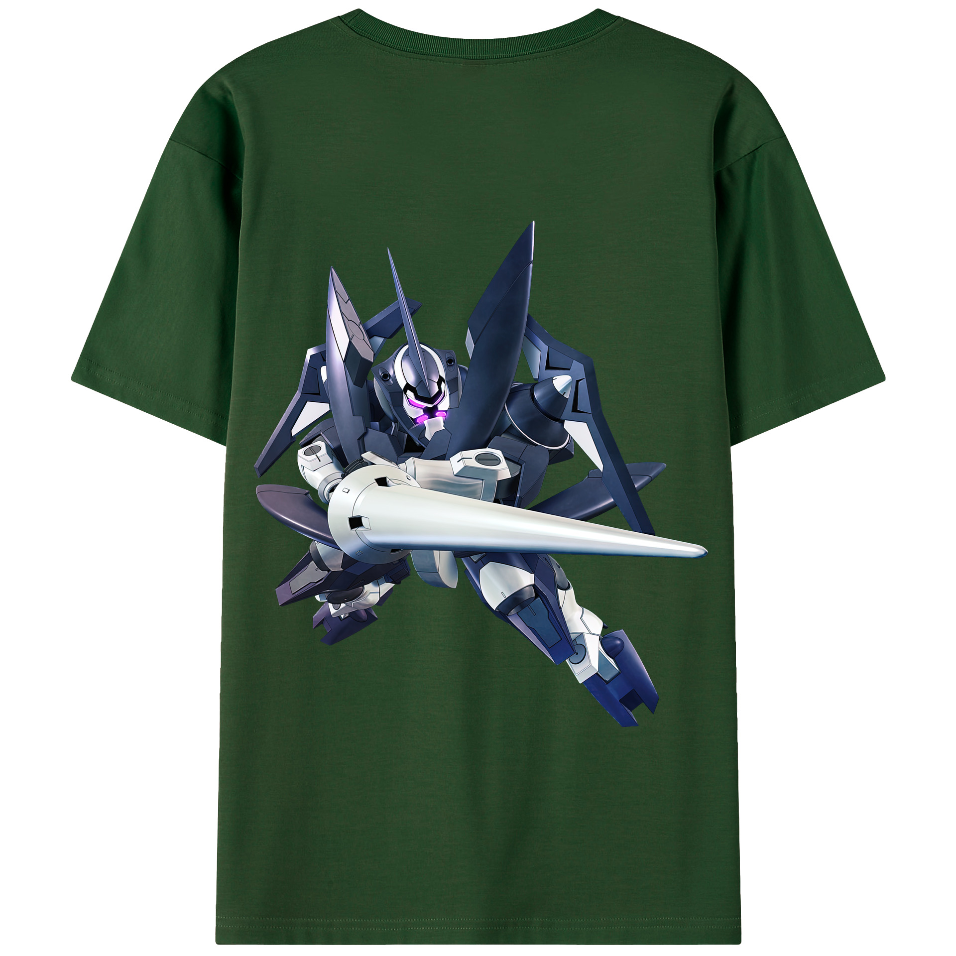 （画像用） 機動戦士ガンダム Mobile Suit Gundam 綿100％半袖Tシャツ（背面プリント）